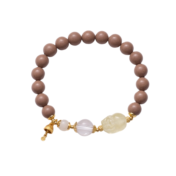The Metal Element: White Ambergris Aromatherapy & Citrine Wealth Bracelet